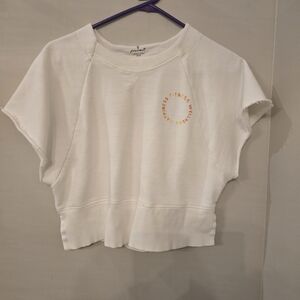 FP Movement by Free People White Crop Top